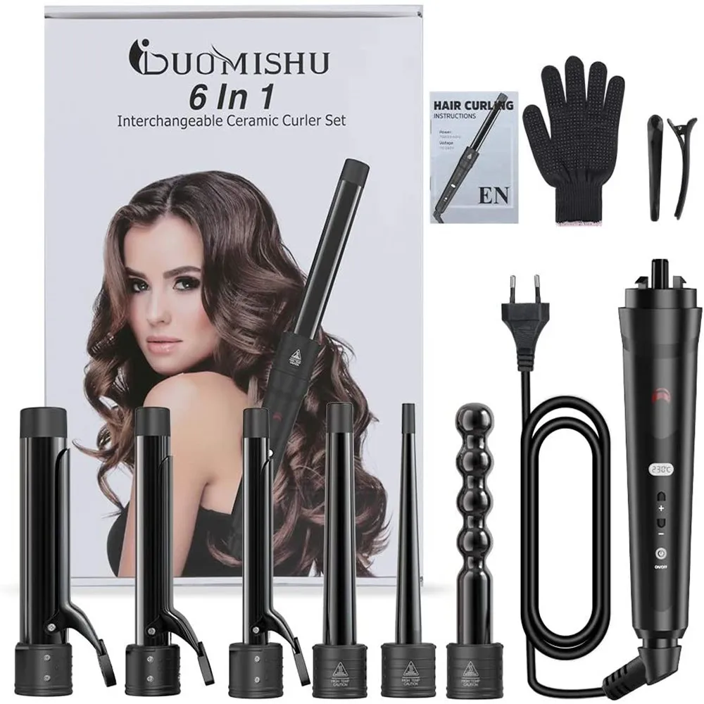 

Professional Curling Iron Ceramic Hair Styler Hair 110-220V Hair Curler Electric Curling Waver Wand WomenHair Wave Styling Tool