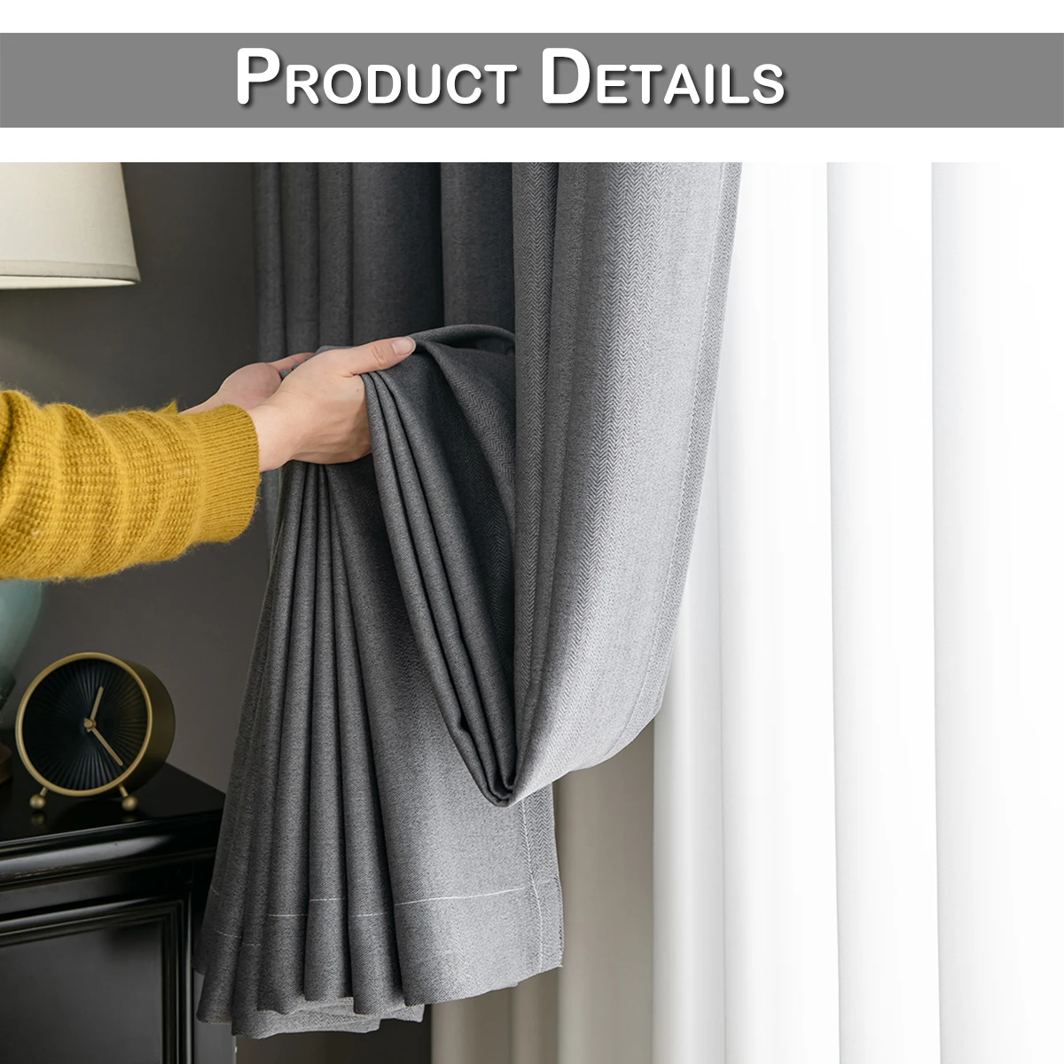 Шторы блэкаут льняные однотонные современные занавески с полным затенением