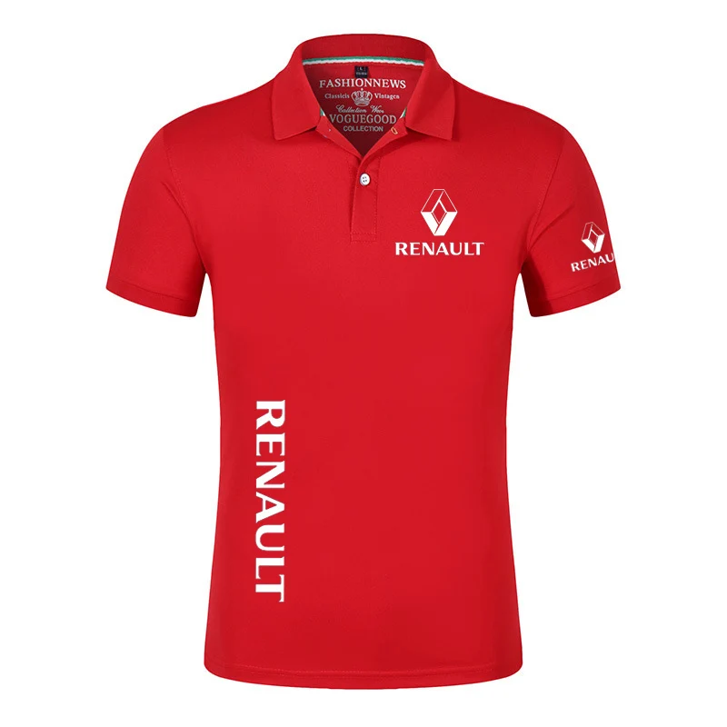 

NEW RENAULT Summer Fashion College Tshirt Motors Custom Decal Top Brand Logo Shirt Cotton Print Mitsubishi Casual Short