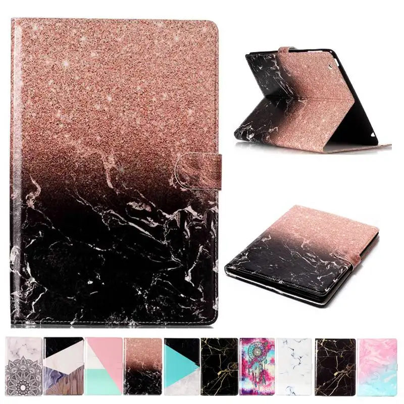 Чехол для Samsung Galaxy Tab A SM-T510 SM-T515 T510 T515 Smart Stand Cover для TabA 10,1 слот для карт чехол для планшета+ пленка+ ручка