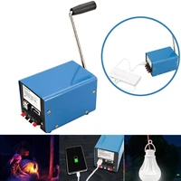 outdoor portable manual hand cranked generator usb charge electric dynamo power electric dynamo power