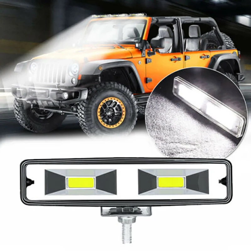 1 шт. 6 дюймовый светодиодный светильник Бар Offroad точечный рабочий 48 Вт s балки
