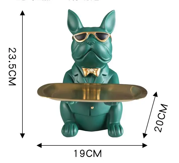 

Cool Bulldog,Statue,Table Decoration,Fashion Sculpture,Home Room Decor,Multifunction,Desk Storage,Figurine Miniature,Coin Bank
