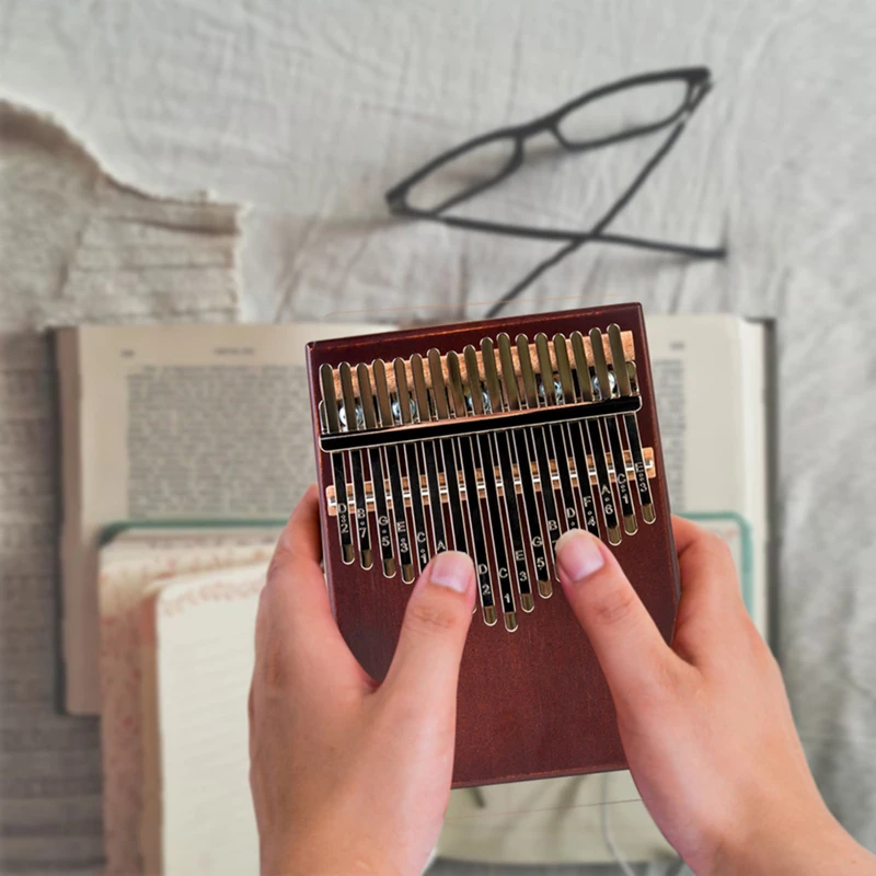 17 клавиш Kalimba большой палец пианино Mbira высокое качество деревянный корпус