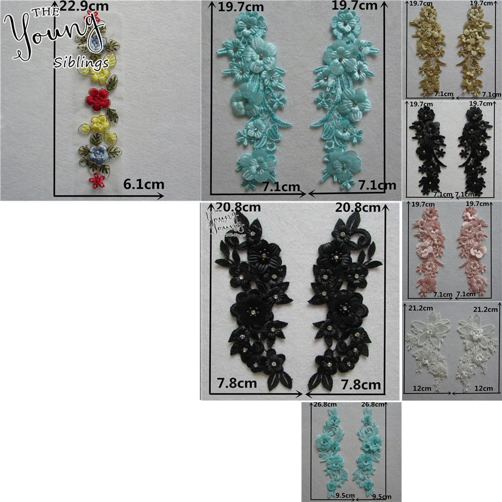 Beautiful Lace Sewing Fabric Collar Trim Dress Decal Pattern Clothing Embroidery DIY Neckline Decorative Accessories | Дом и сад