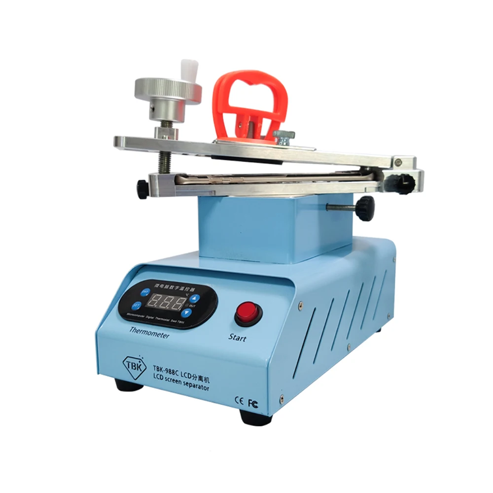 

Роторный сепаратор Новый изогнутый Экран встроенный двойной вакуумный насос 7 дюймов нагревательная платформа гидратацией и рамка отсоединение TBK 988C