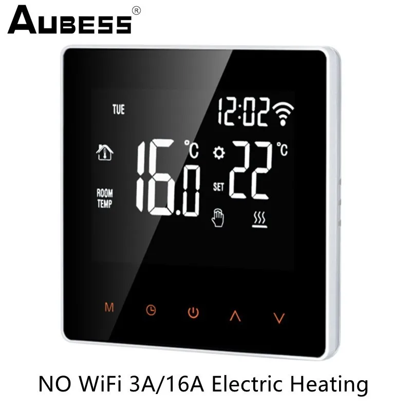 

Smart Floor Heat Thermostat LCD Touch Screen Electric Floor Heating Temperature Remote Controller 3A/16A WiFi Electric Heating