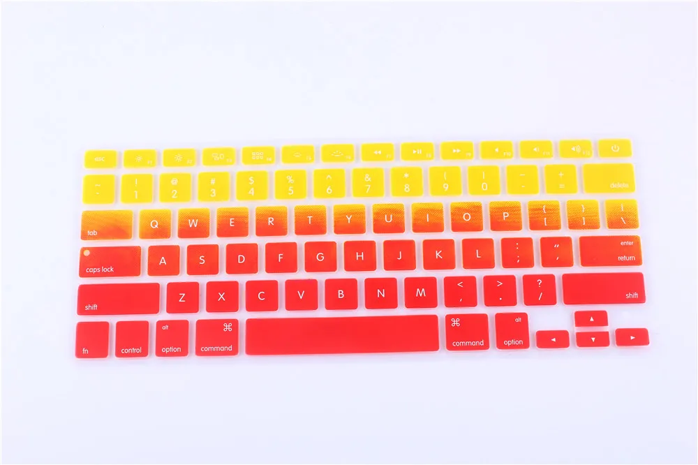 Защитная пленка для клавиатуры карамельного цвета силиконовая крышка MacBook Air Pro