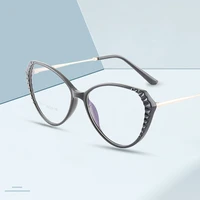 2021 new computer blue light blocking glasses tr90 fashion optical women cat eye glasses anti blue ray 87111