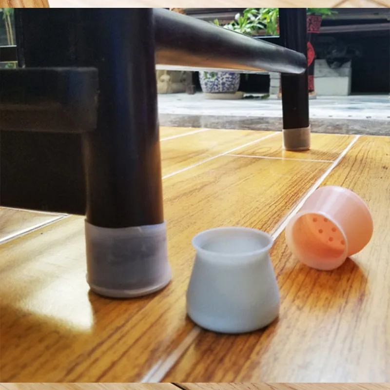 4 шт стол стул для ног точного длительного Чехлы пол силиконовая Кепки Pad мебель