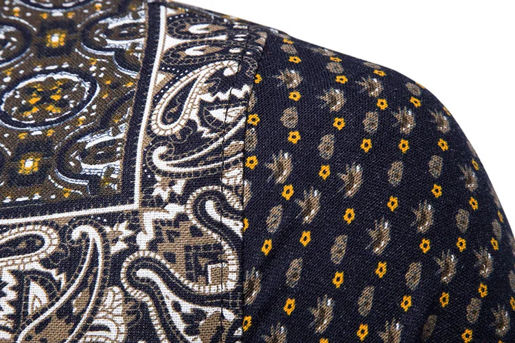 Винтажная Мужская рубашка с цветочным принтом мужская 2022 модная гавайская