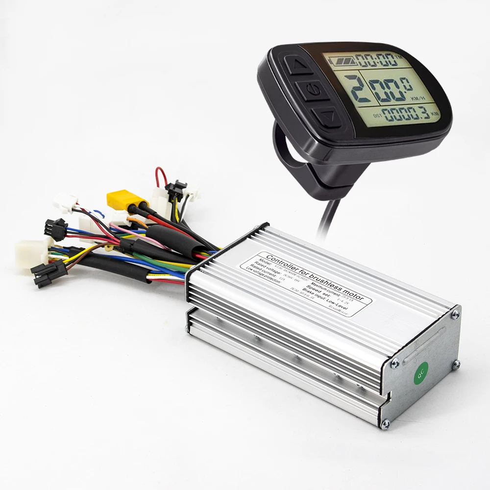 Контроллер электровелосипеда в 36 В 48V 500W 25A бесщеточный 9 Mosfet прямоугольную волну