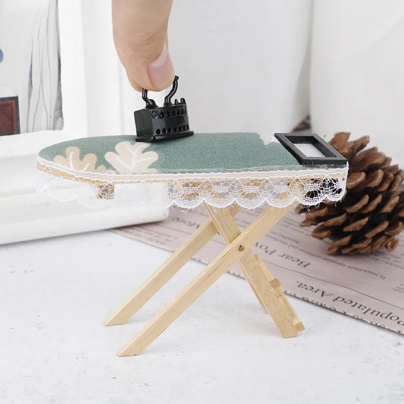 

Мини-Утюг для глажки кукольного домика в масштабе 1:12, 1 комплект