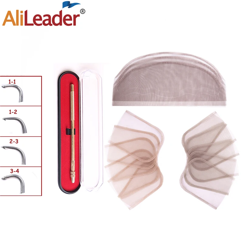 Ferramentas de Ventilação Peruca do Cabelo Alileader Faça Você Mesmo Peruca Agulha 4×4 13×4 Rendas Fechamento Base Qualidade Swiss Laço Humano Que Faz Conjuntos