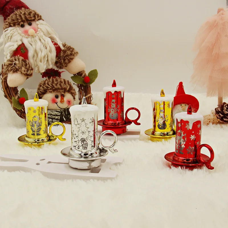 Christmas Decoration Small Night-light Candle Lamp Led Electronics Lights Ornament | Дом и сад