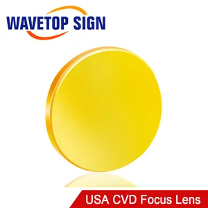 Фокусирующая линза CVD ZnSe из США Диаметр 12 15 18 19,05 20 25 FL 38,1 50,8 63,5 76,2 101,6 127 мм для CO2 лазерный станок для гравировки и резки