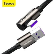 Baseus 66W USB Cable For iphone 12 Pro Max 6A USB Type C Cable For Huawei Mate 40 P40 Samsung Xiaomi Quick Charge Data