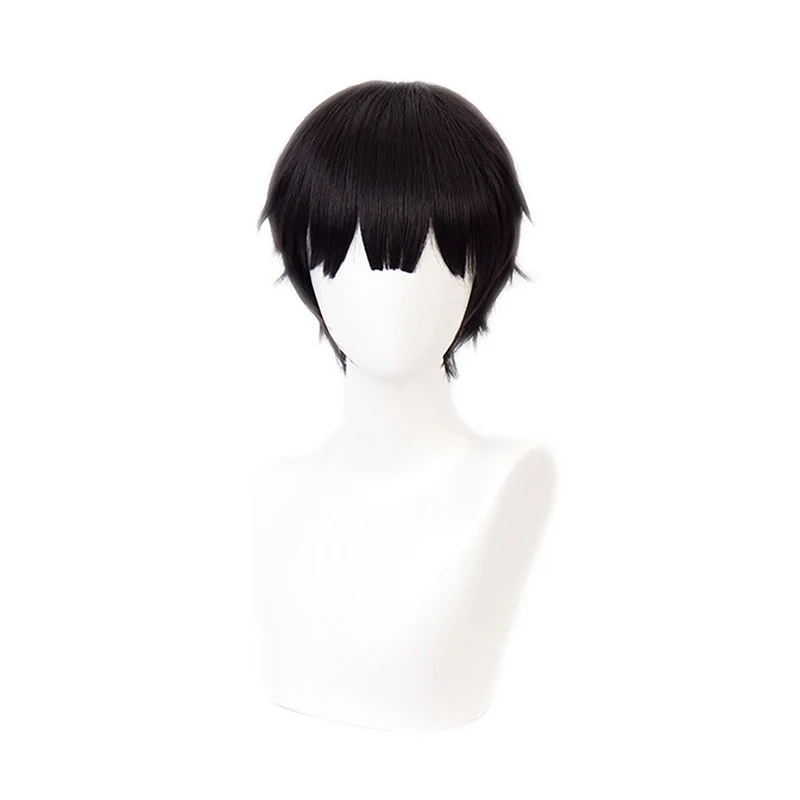 

Парик для косплея Ханако кун из аниме «унитаз», термостойкий синтетический с черными волосами для Хэллоуина, ролевых игр, Yugi Tsukasa