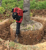 multi function tree digging machineseedling raising machineoil pickaxe drill bit earthball diggerditchingbroken stone