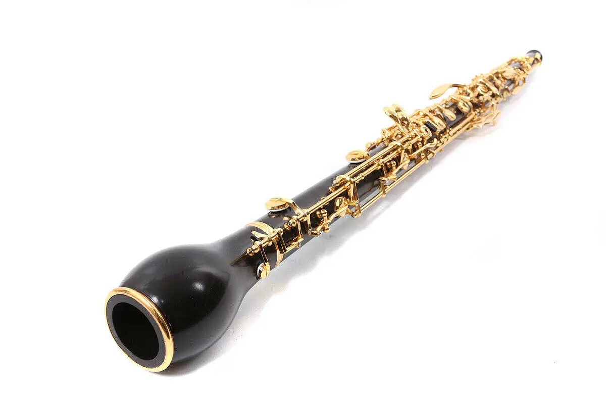 Деревянный английский рожок Профессиональный черное дерево англичанин oboe позолоченный