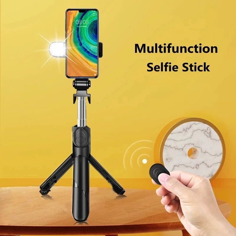 Беспроводная селфи-палка 3 в 1 с Bluetooth складной мини-штатив расширяемый монопод