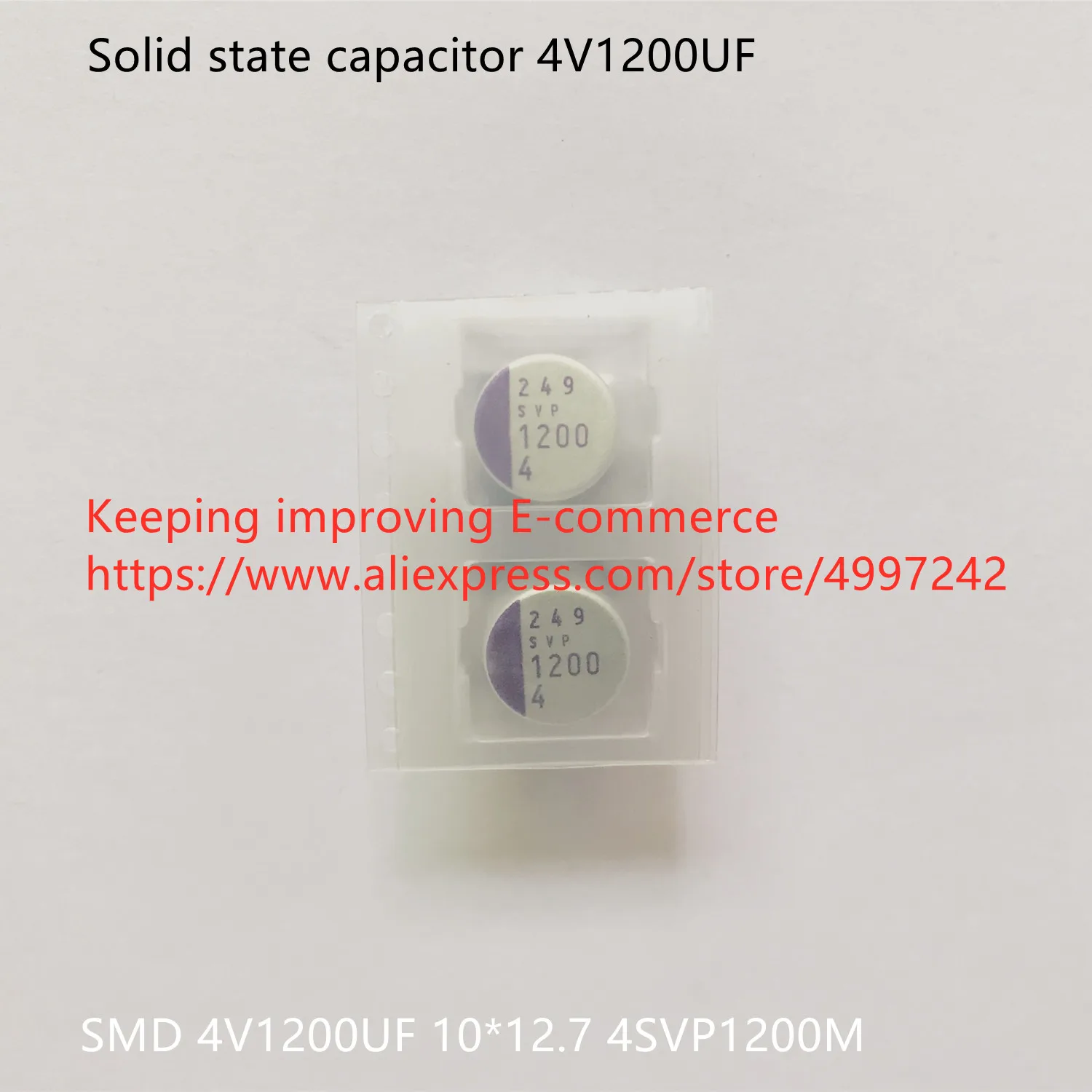 

Original new 100% solid state capacitor SMD 4V1200UF 10*12.7 4SVP1200M (Inductor)