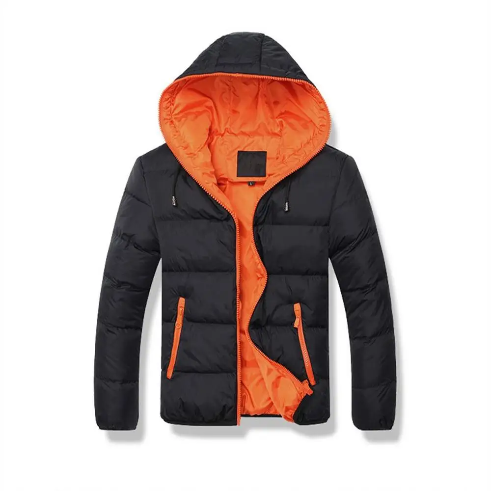 Мужская куртка двойного цвета с длинным рукавом мужская из хлопка Повседневная