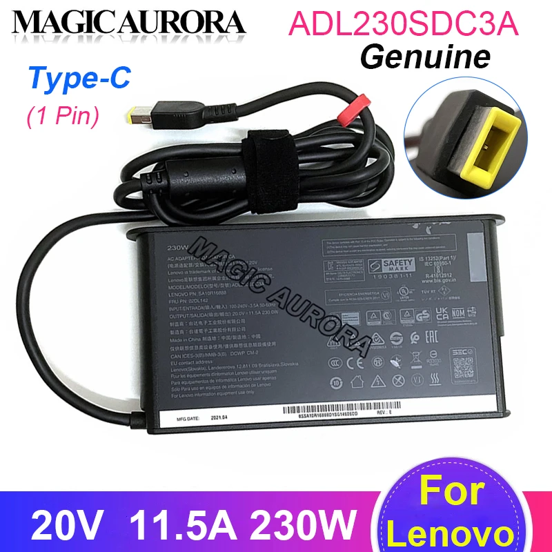 Оригинальный адаптер питания ADL230SCC3A 20 в 11 5a ADL230SDC3A зарядное устройство для Lenovo