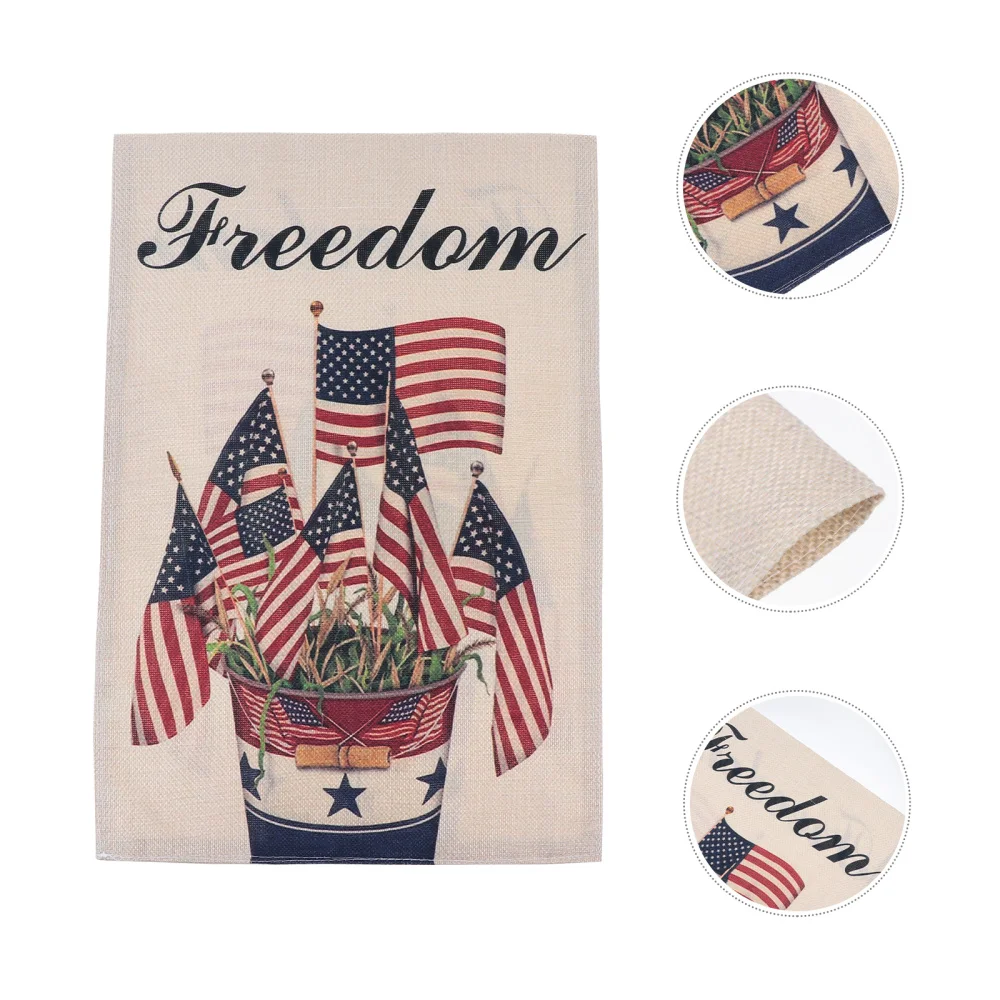 

Independence Day Garden Flag Outdoor Decorative Flag Garden Banner Decor