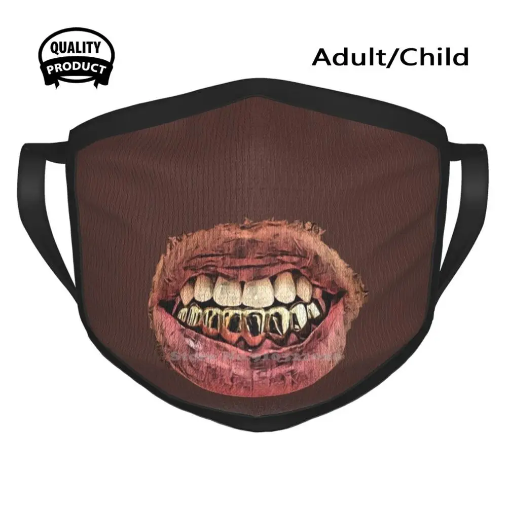 Ветрозащитная Спортивная маска-гриль для рта рэп хип-хоп уличные деньги богатые