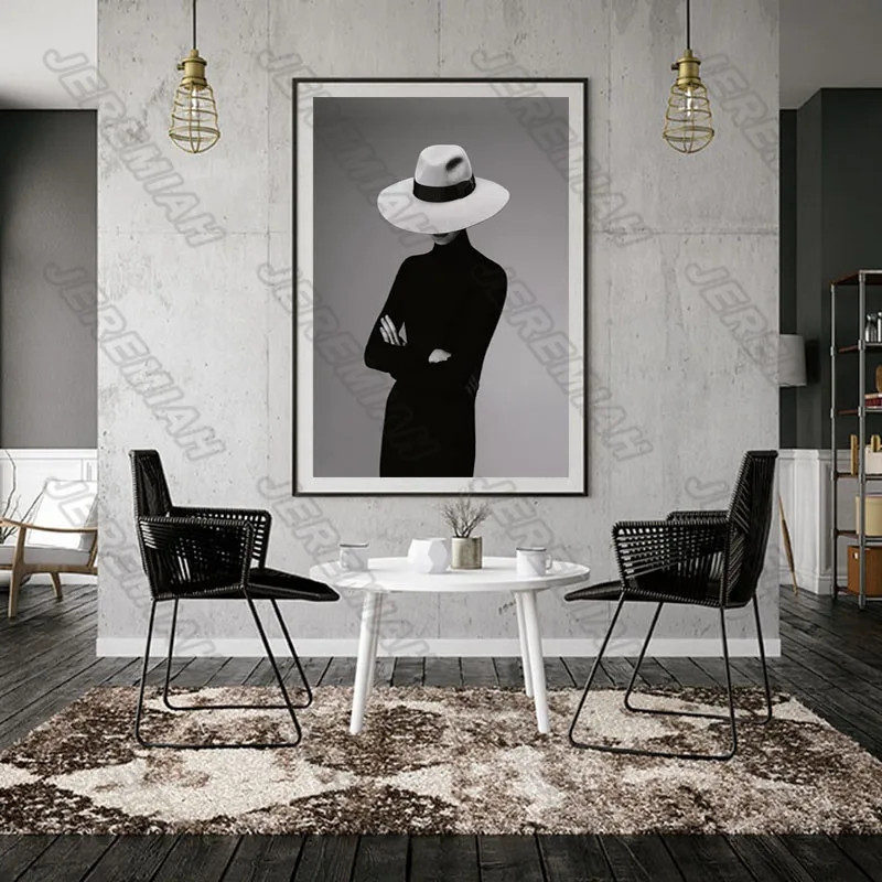

Character Poster High Cold Western Beauty Painting and Canvas Painting Art Picture Modern Living Room Wall Sticker