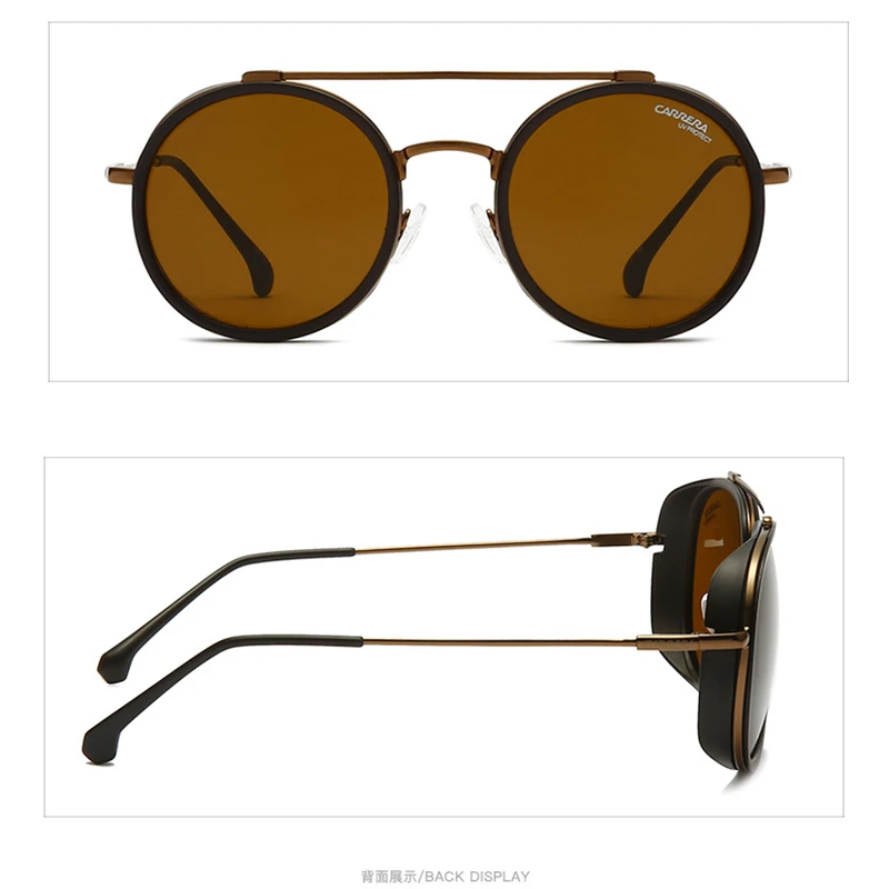 Круглые Солнцезащитные очки для мужчин и женщин винтажные Классические