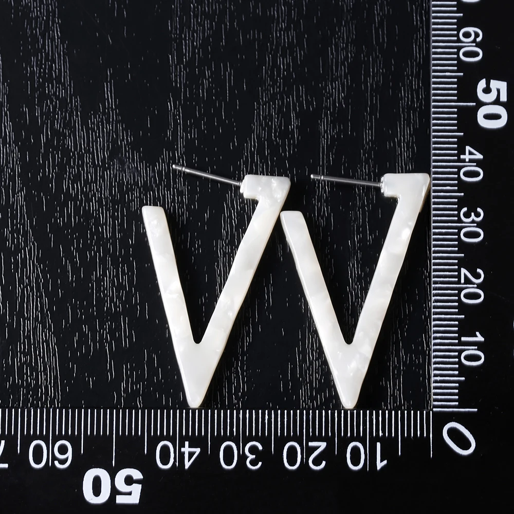 Серьги женские геометрической формы леопардовые акриловые уксусная кислота