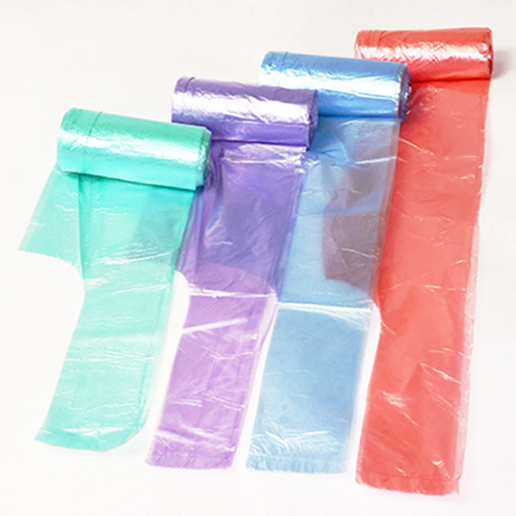 

30 Bags/roll Disposable Vest Type Garbage Bag Kitchen Plastic Wastebasket Bag Rubbish Trash Pouch