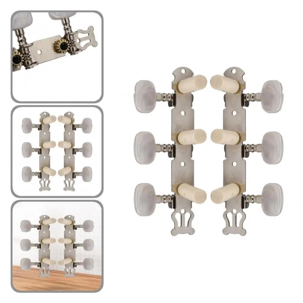 

1 Set Guitar String Knobs Solid Compact Convenient Sealed Gear Classical Guitar Tuners Guitar String Pegs for Instrument