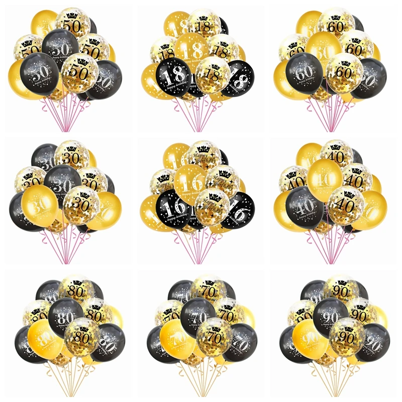 15 шт. декоративные шары для празднования дня рождения | Дом и сад