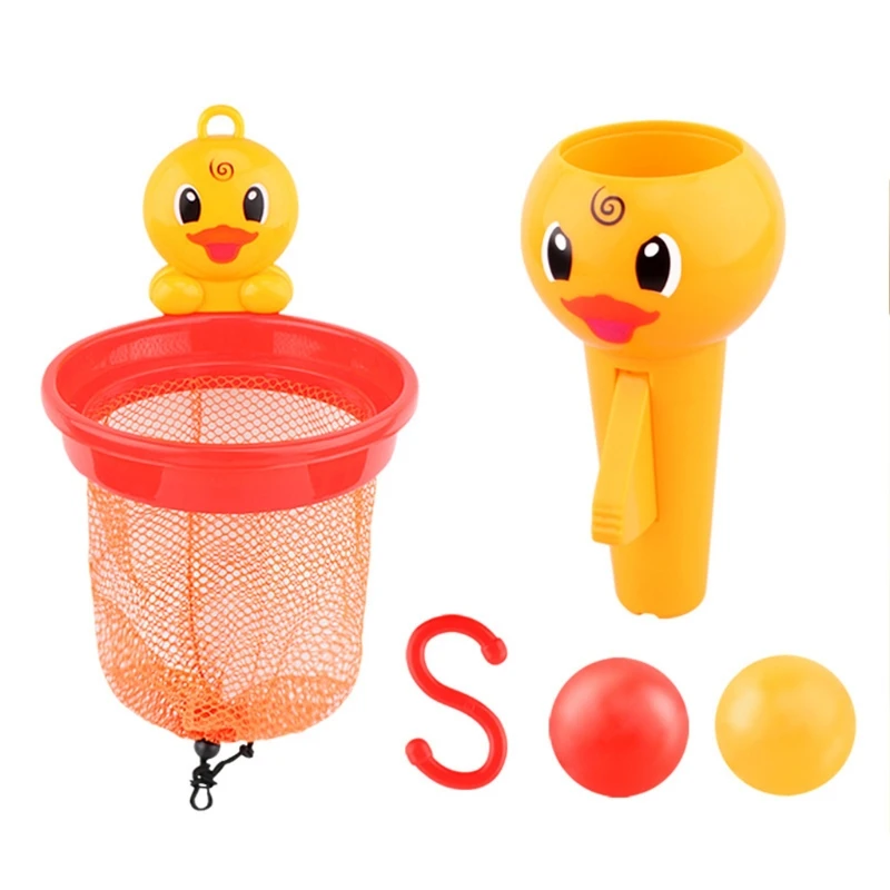 

Детская игрушка для ванны, игра в мячи для ванны, детский бассейн на присоске, фиксированная плавающая утка, Интерактивная вода, детский под...