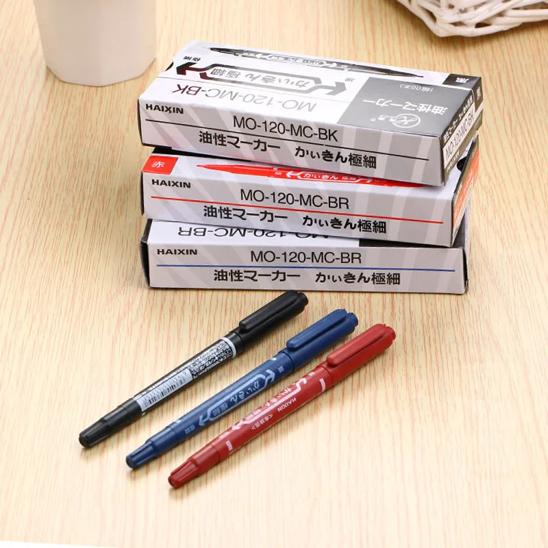 10 шт./лот Перманентный маркер для рисования Двойные наконечники крючок с двойной