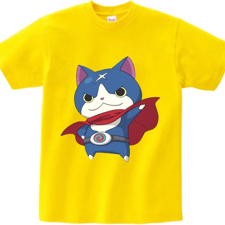 

Boy t shirt Yo-Kai Watch Characters Fashion Unisex Kids Casual t-shirt novelty T shirt girl summer Short Sleeve tee children NN