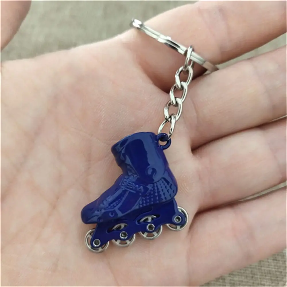 Подарочный Брелок для ключей брелок в виде роликовых коньков с подвеской