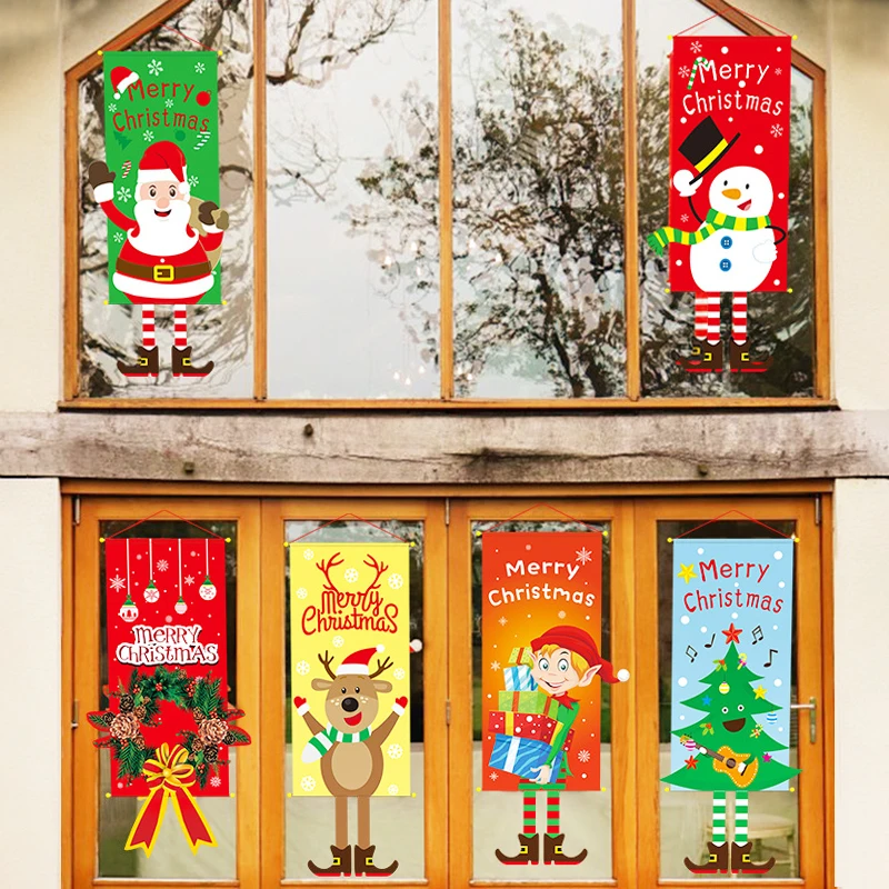 Рождественские украшения для дома искусственная кожа подвесной Рождественский