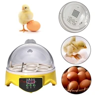 mini 7 egg incubator poultry incubator brooder digital temperature hatchery egg incubator hatcher chicken duck bird dropship