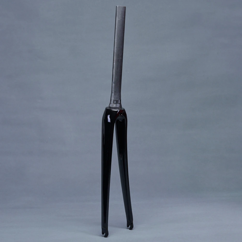 Полностью Карбоновая вилка для дорожного велосипеда 700C передняя коническая 1-1/8