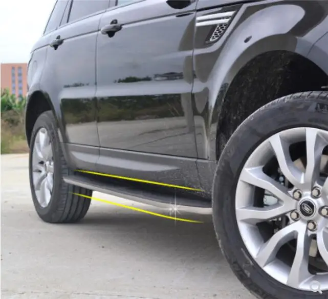 Алюминиевый сплав и АБС для автомобиля бег подножка Nerf бар Защита Ленд Ровер Range