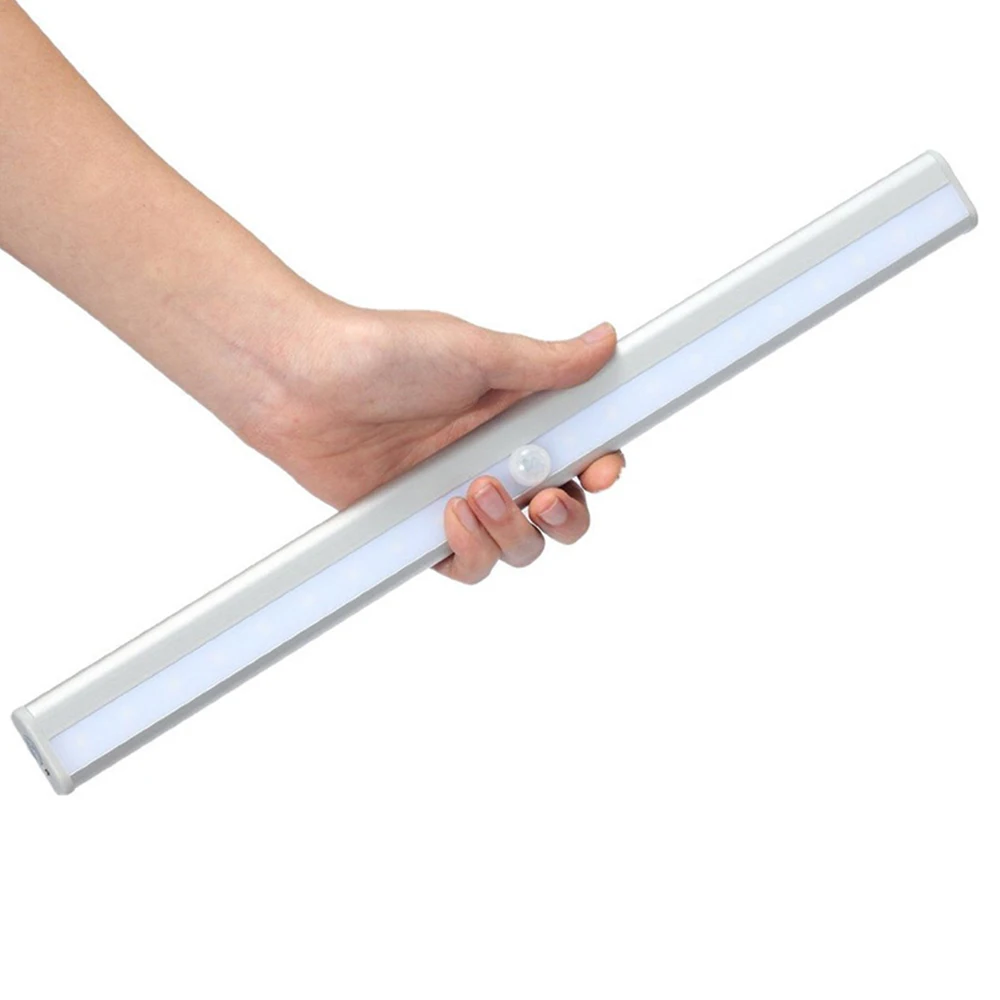 20 светодиодный светильник для шкафа перезаряжаемый PIR датчик движения шкаф свет