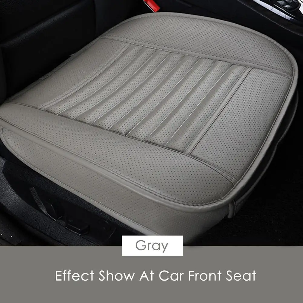 

1 Pcs Universal Car Front Seat Cover PU Non-slip Car Seat Cushion Cover for Four Seasons Interior Accessories