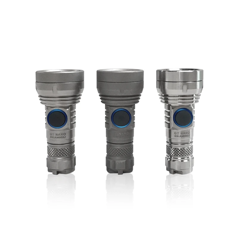 Титановый светодиодный фонарик Lumintop GT NANO 300 метров 10440/10180 450 люмен прожектор для