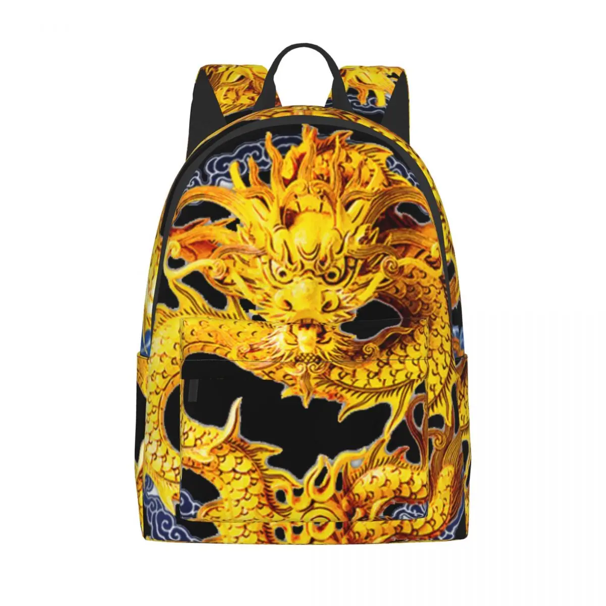 

Japanese art Backpack Team Chinese Dragon Ed Hardies Backpacks Trending Bag Man Woman Student Bags