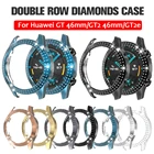 Чехол с алмазным покрытием для Huawei Watch GT 2 46 мм, аксессуары для смарт-часов Huawei G T 2 e 2e 46 мм