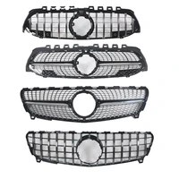 for mercedes benz a class w176 w177 2013 2019 car styling middle grille abs plastic diamond gt front grille a180 a200